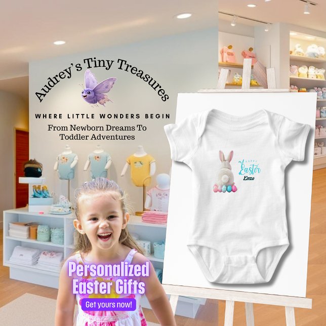 Personalised Easter Baby Bodysuit (Creator Uploaded)