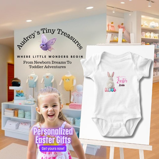 Personalised Easter Baby Bodysuit (Creator Uploaded)