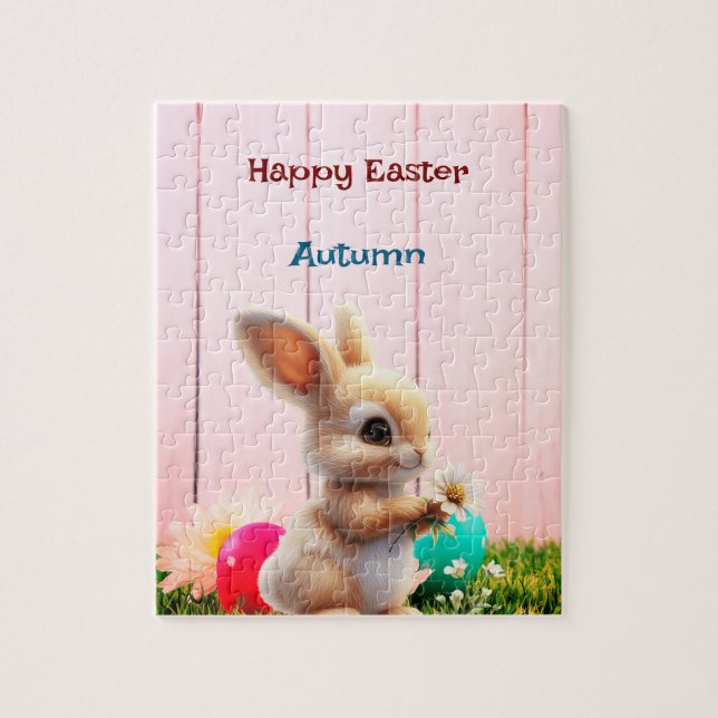 Personalised Easter Baby  Jigsaw Puzzle (Vertical)