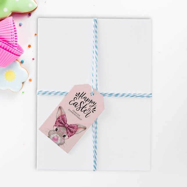 Personalised Easter Bunny Gift Tags  (Personalized Easter Bunny Gift Tags)
