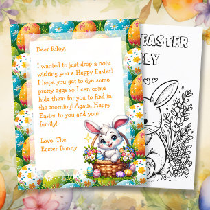 Personalised Easter Bunny Letter for Kids