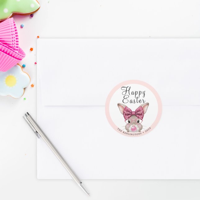 Personalised Easter Bunny Stickers (Personalized Easter Bunny Stickers)
