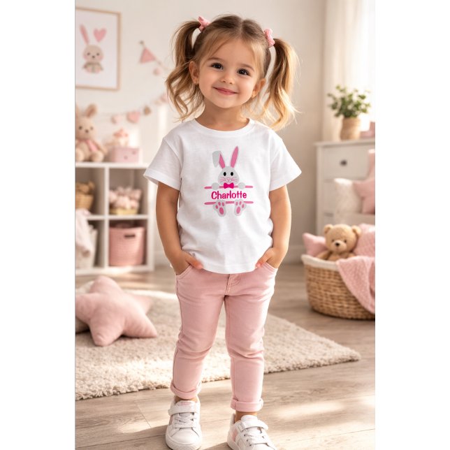Personalised Easter Bunny T-Shirt – Custom Name  (Creator Uploaded)