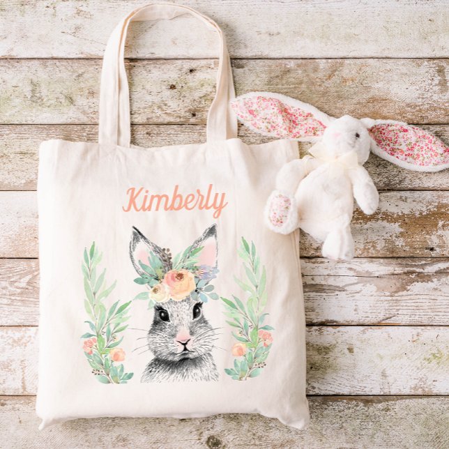 Personalised Easter Bunny Tote Bag (Creator Uploaded)