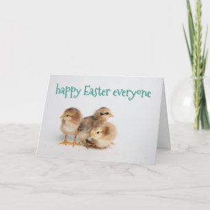 Personalised Easter Card - Easter Chicks