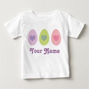 Personalised Easter Egg Holiday Gift Baby T-Shirt