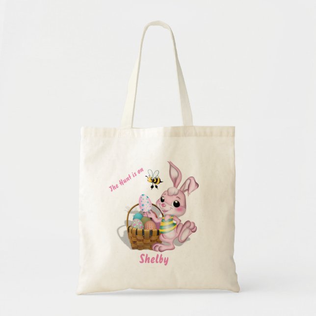 Personalised Easter Egg Hunting Bag (Front)