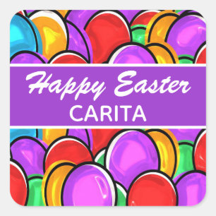 Personalised Easter Egg Sticker