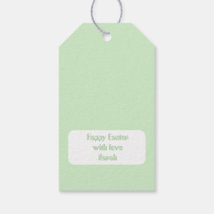 Personalised Easter Gift Tags - Custom Message