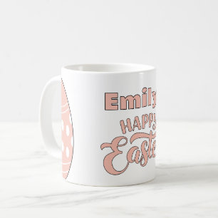 Personalised Easter Mug   Custom “Happy Easter