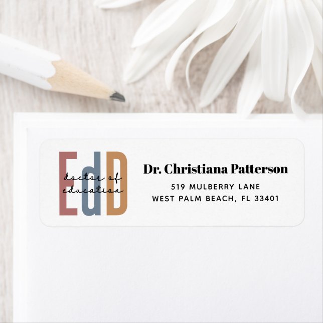 Personalised EdD Doctor Of Education Graduation (Insitu)