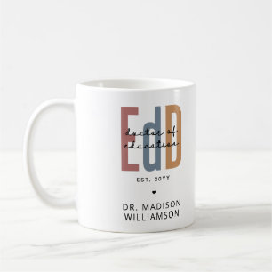 Personalised EdD Doctor Of Education Graduation Coffee Mug