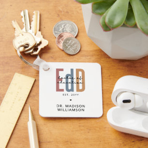 Personalised EdD Doctor Of Education Graduation Key Ring