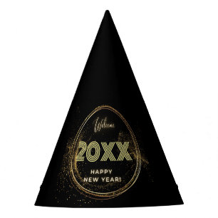 Personalised Editable New Year Party Hat