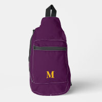 Personalised eggplant purple solid plain 