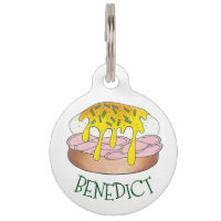 Personalised Eggs Benedict Breakfast Food Diner