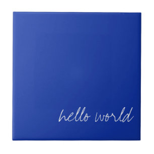 Personalised Egyptian Blue Tile