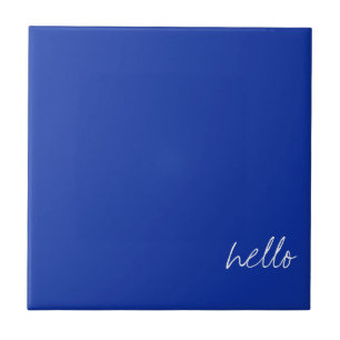 Personalised Egyptian Blue Tile