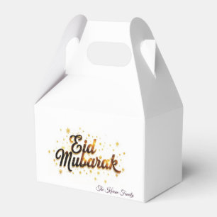 Personalised  Eid Mubarak Favour Boxes
