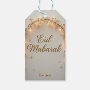 Personalised Eid Mubarak Gift Tags