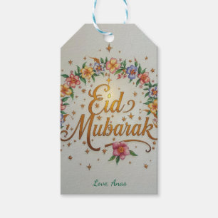 Personalised Eid Mubarak gift tags