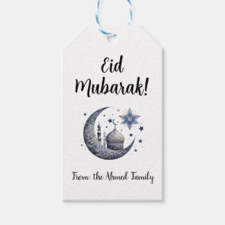 Personalised Eid Mubarak Gift Tags