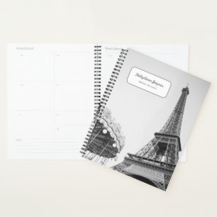 Personalised Eiffel Tower Paris 2027 Planner
