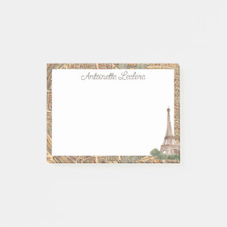 Personalised Eiffel Tower Post-it Notes
