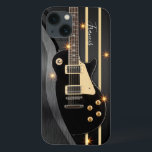 Personalised Electric Guitar With Custom Name iPhone 13 Case<br><div class="desc">Personalised Electric Guitar iPhone Case With Your Name</div>