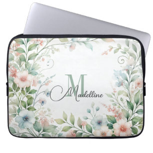 Personalised Electronics Bag   Wild Small Flowers