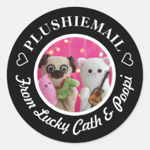 Personalised Elegant Black Photo Mail Stylish