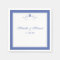 Personalised Elegant Blue Fleur de Lis