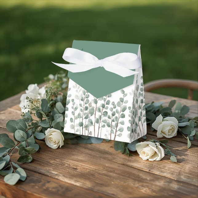 Personalised Elegant Botanical Wedding Favour Box (Creator Uploaded)