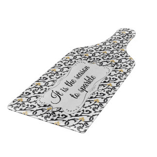 Personalised Elegant Christmas Pattern Cutting Board