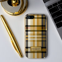 Personalised Elegant Classic Tan and Gold
