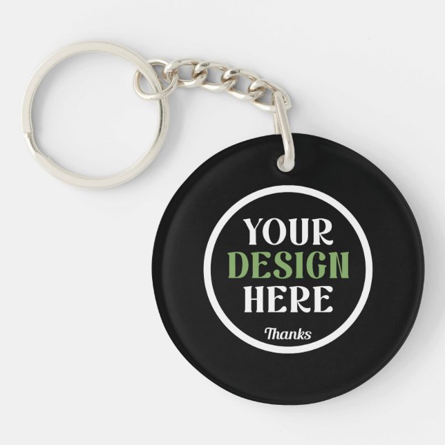 Personalised, Elegant, Classic, Wedding Gifts Key Ring (Front)