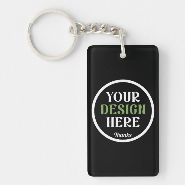 Personalised, Elegant, Classic, Wedding Gifts Key Ring (Front)