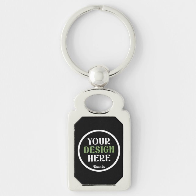 Personalised, Elegant, Classic, Wedding Gifts Key Ring (Front)
