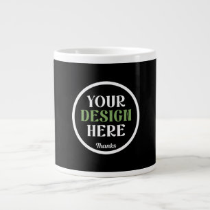 Personalised, Elegant, Classic, Wedding Gifts Large Coffee Mug