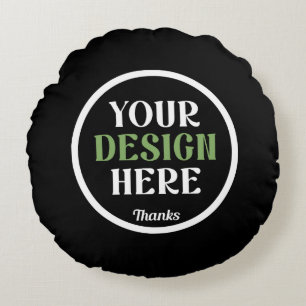 Personalised, Elegant, Classic, Wedding Gifts Round Cushion