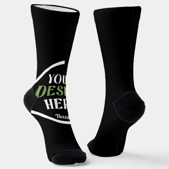 Personalised, Elegant, Classic, Wedding Gifts Socks (Angled)