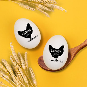 Personalised Elegant Egg Stamp