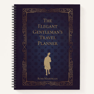 Personalised Elegant Gentleman's Travel Planner Notebook