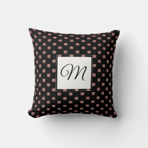 Personalised Elegant Glitter Throw Pillow