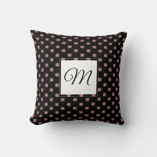 Personalised Elegant Glitter Throw Pillow