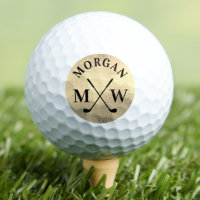 Personalised Elegant Gold Monogram