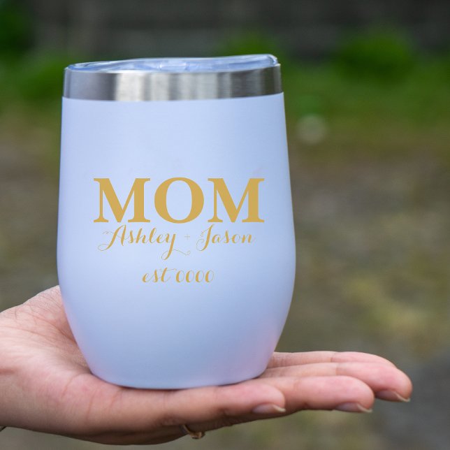 Personalised elegant gold mum est mother's day (Creator Uploaded)