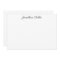 Personalised Elegant Handwritten Script Text Flat