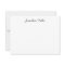 Personalised Elegant Handwritten Script Text Flat