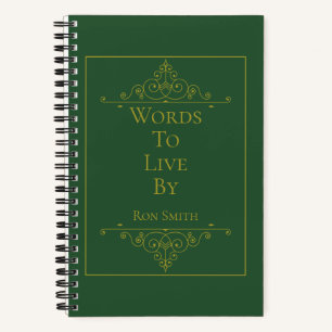 Personalised Elegant Journal for Quotes